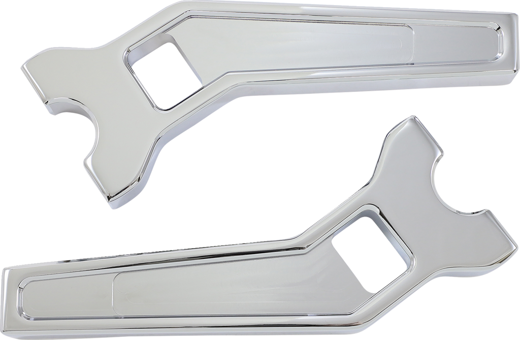 LA CHOPPERS Performance Risers - Pullback - 8" x 1-1/4" - Chrome LA-7481-08C — image 1