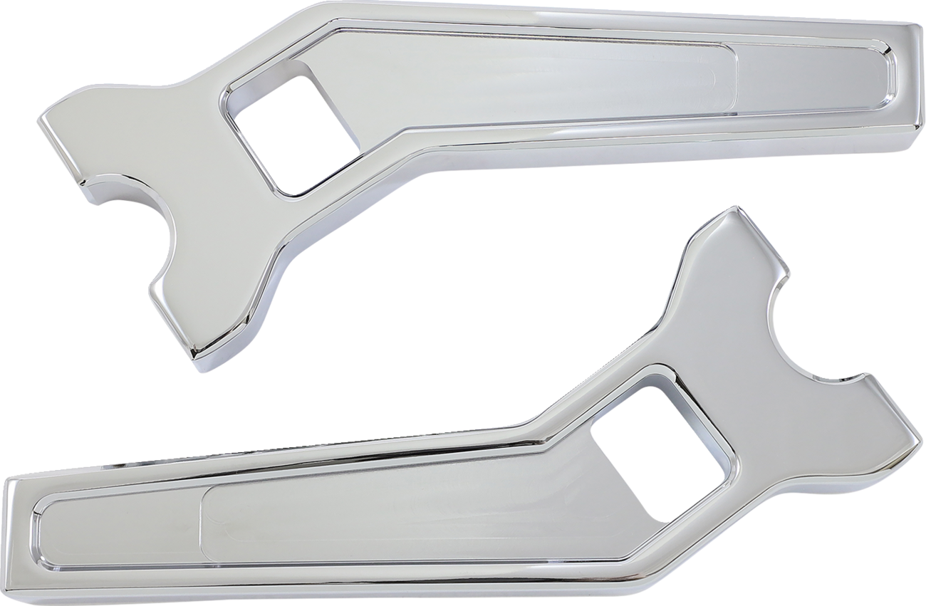 LA CHOPPERS Performance Risers - Pullback - 8" x 1-1/4" - Chrome LA-7481-08C — image 1