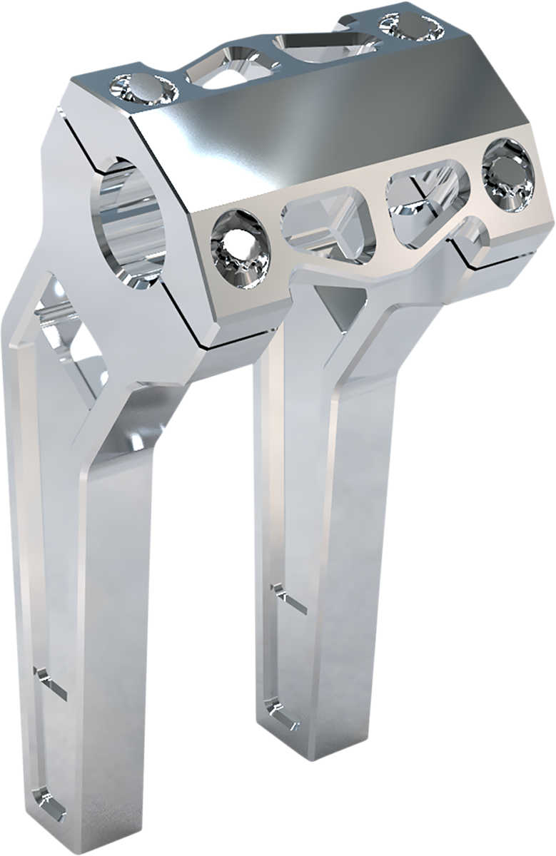 LA CHOPPERS Performance Risers - Pullback - 8" x 1-1/4" - Raw LA-7481-08R — image 1