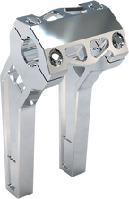 LA CHOPPERS Performance Risers - Pullback - 8" x 1-1/4" - Raw LA-7481-08R — image 1