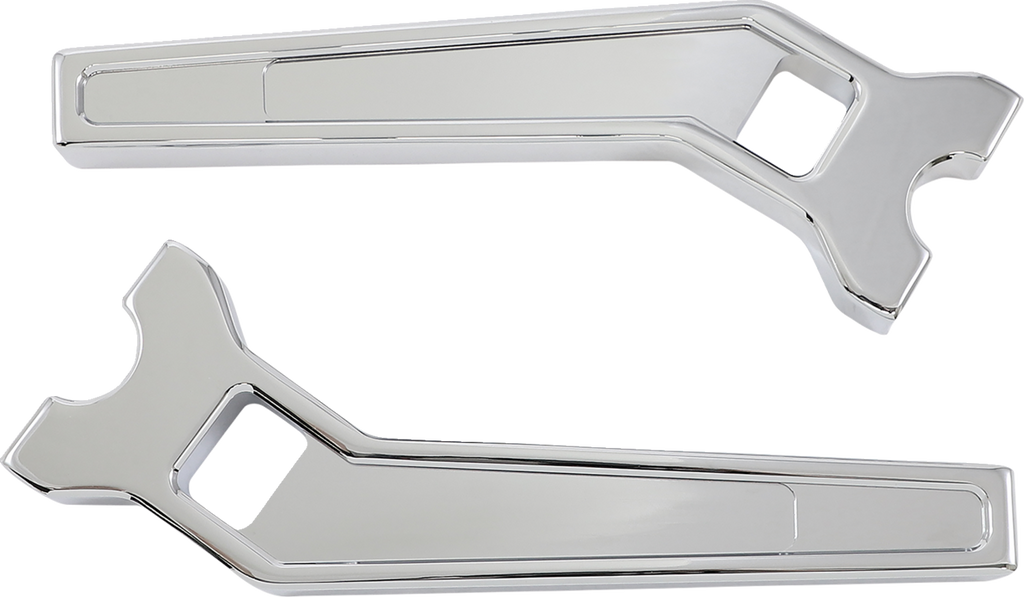 LA CHOPPERS Performance Risers - Pullback - 10" x 1-1/4" - Chrome LA-7481-10C — image 1