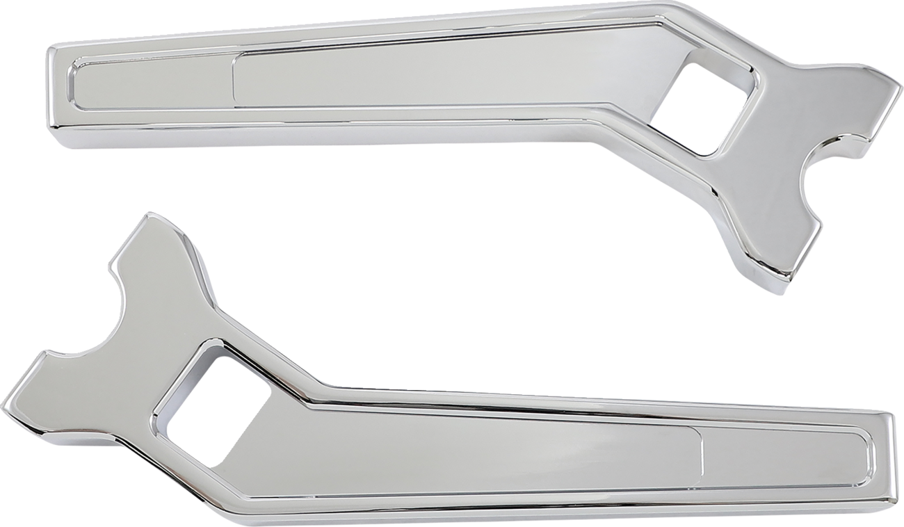 LA CHOPPERS Performance Risers - Pullback - 10" x 1-1/4" - Chrome LA-7481-10C — image 1