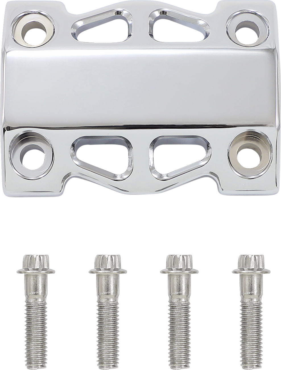 LA CHOPPERS Performance Risers - Pullback - 10" x 1-1/4" - Chrome LA-7481-10C — image 2