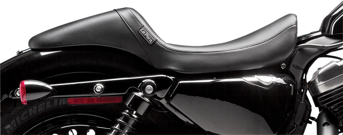 LE PERA Daytona Sport Daddy Long Legs Seat - Smooth - Black - XL '04-'22 LC-542DLS — image 2