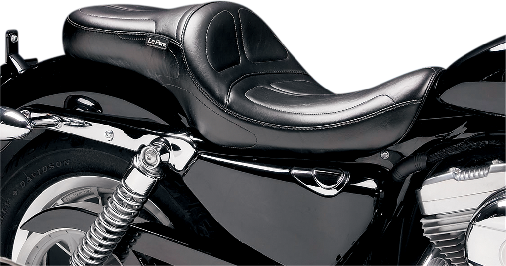 LE PERA Maverick Seat - without Backrest - Stitched - Black - XL '04-'22 LC-916 — image 1
