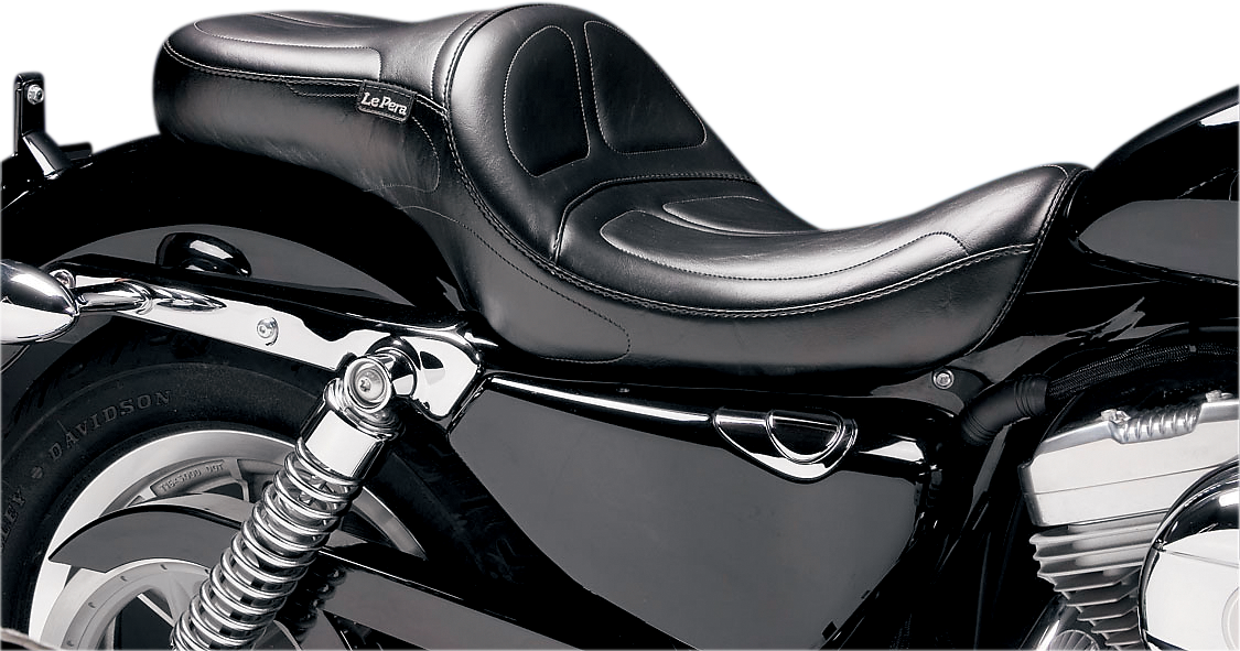 LE PERA Maverick Seat - without Backrest - Stitched - Black - XL '04-'22 LC-916 — image 1