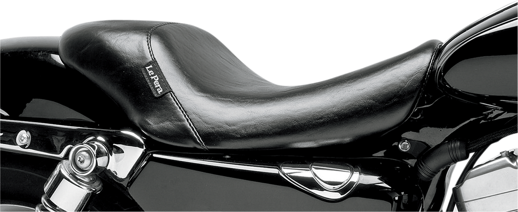 LE PERA Bare Bones Solo Seat - Smooth - Black - XL '07-'09 LCK-006 — image 1