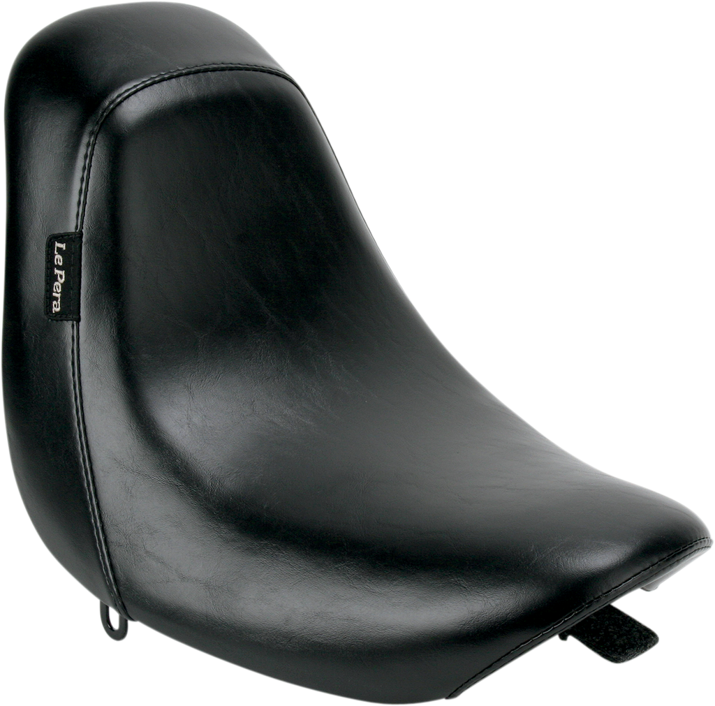 LE PERA Bare Bones Solo Seat - Smooth - Black - Deuce - FXST '00-'07 LD-007 — image 1