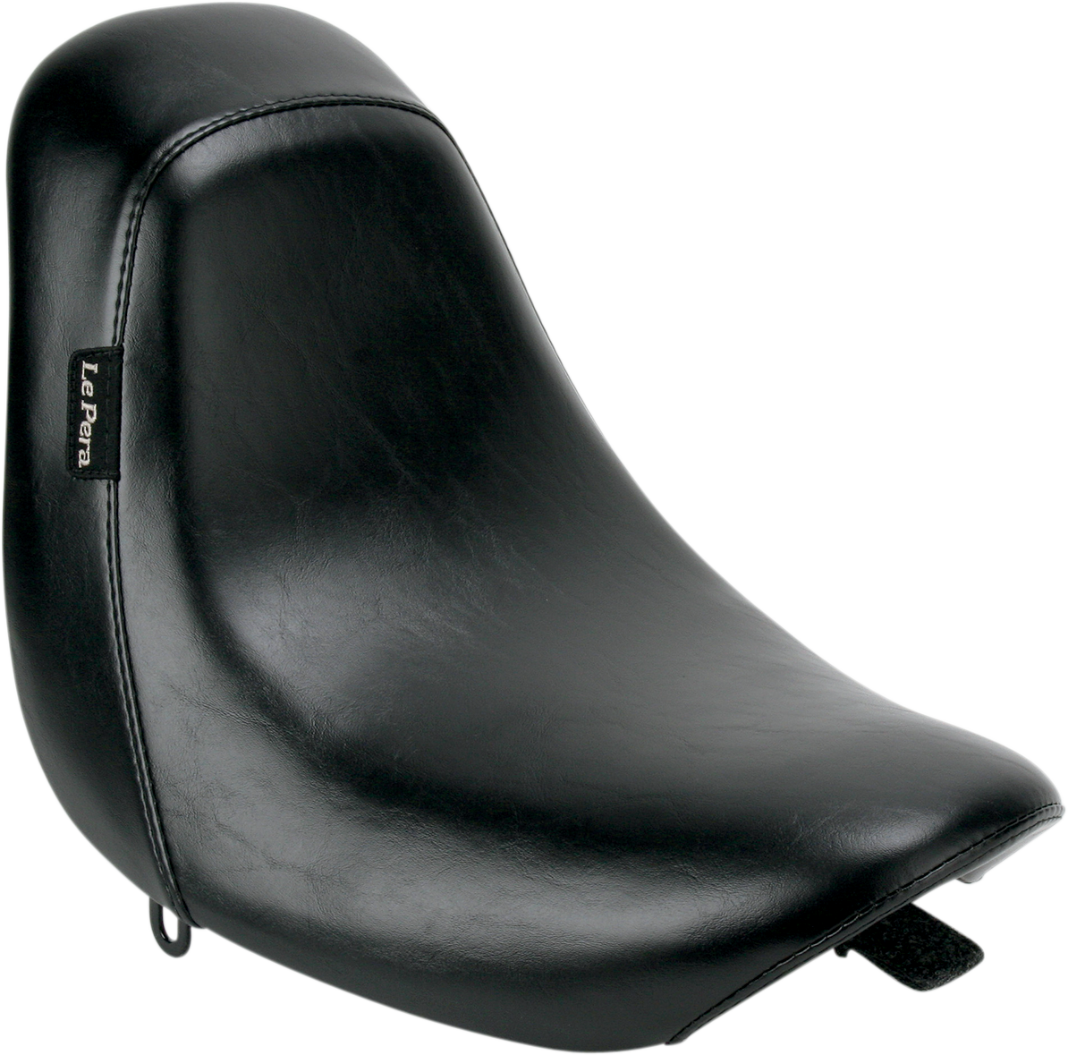 LE PERA Bare Bones Solo Seat - Smooth - Black - Deuce - FXST '00-'07 LD-007 — image 1
