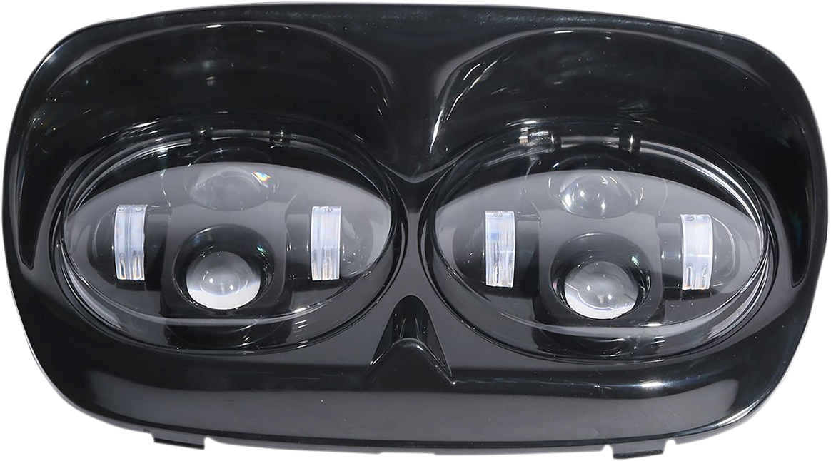 RIVCO PRODUCTS Headlight Assembly - LED - Black - '04-'13 FLTR LED-145B — image 1
