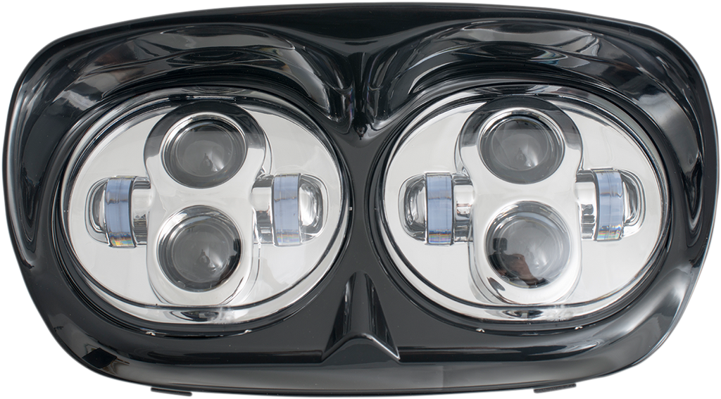 RIVCO PRODUCTS Headlight Assembly - LED - Black - '04-'13 FLTR LED-145B — image 2