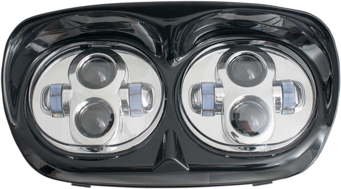 RIVCO PRODUCTS Headlight Assembly - LED - Black - '04-'13 FLTR LED-145B — image 2