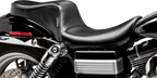 LE PERA Cherokee Seat - Smooth - Black - Wide Glide '04-'05 LF-023 — image 1