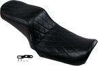 LE PERA Cherokee Seat - Smooth - Black - Wide Glide '04-'05 LF-023 — image 2