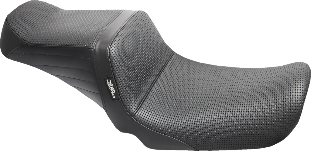 LE PERA Tailwhip Seat - Basketweave - Black - FXD '04-'05 LF-581BW — image 1