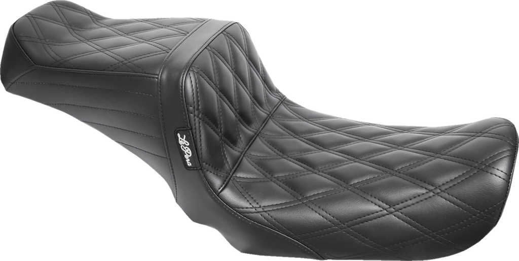 LE PERA Tailwhip Seat - Double Diamond - Black - FXD '04-'05 LF-581DD — image 1