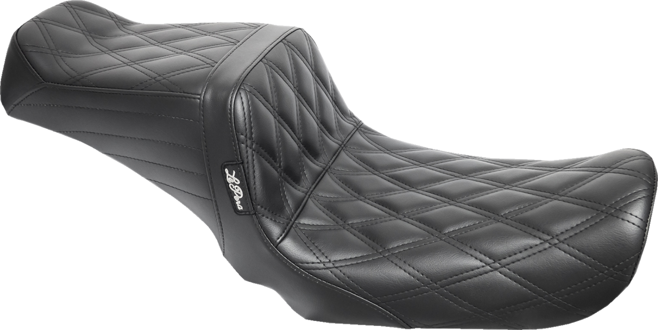 LE PERA Tailwhip Seat - Double Diamond - Black - FXD '04-'05 LF-581DD — image 1