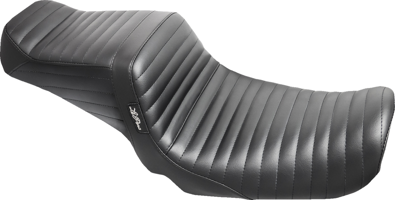 LE PERA Tailwhip Seat - Pleated - Black - FXD '04-'05 LF-581PT — image 1