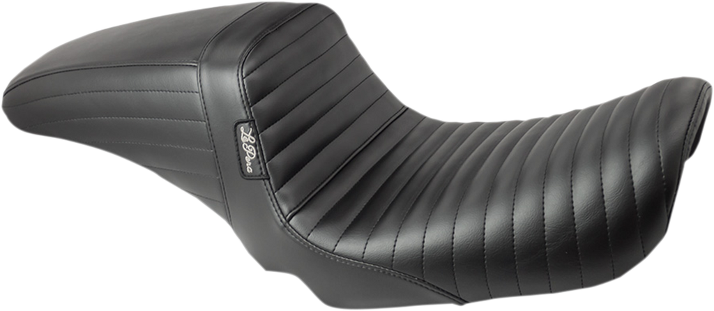 LE PERA Kickflip Seat - Pleated - Black - FXD '04-'05 LF-591PT — image 1