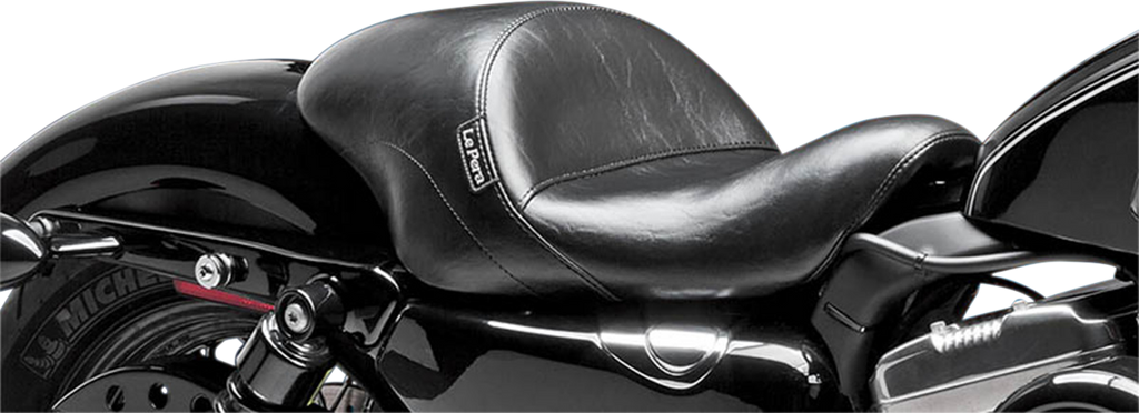 LE PERA Aviator Up Front Solo Seat - Smooth - Black - XL '04-'22 LFU-316 — image 1