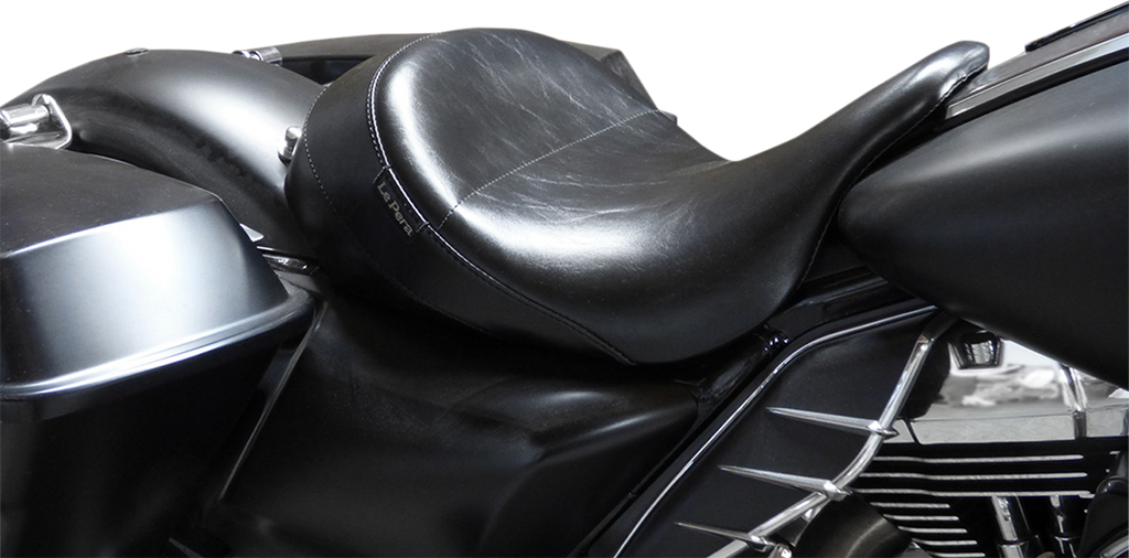 LE PERA Aviator Up Front Solo Seat - Smooth - Black - XL '04-'22 LFU-316 — image 2