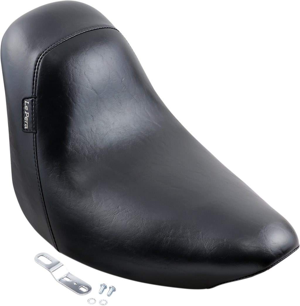 LE PERA Bare Bones Solo Seat - Smooth - Black - FXST '06-'17 LGK-007 — image 2