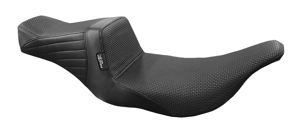 LE PERA Tailwhip Seat - Basketweave - Black - FL '97-'07 LH-587BW — image 1