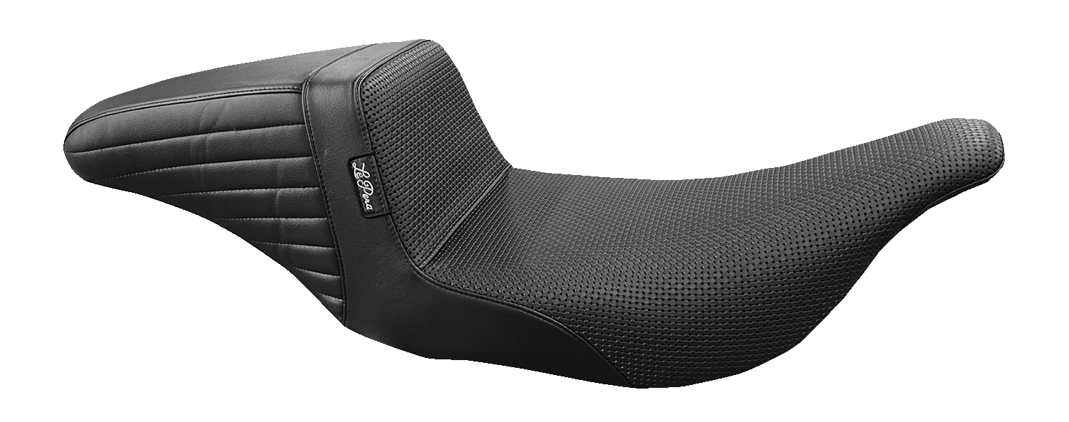LE PERA Kickflip Seat - Basketweave - Black - FL '97-'07 LH-597BW — image 1