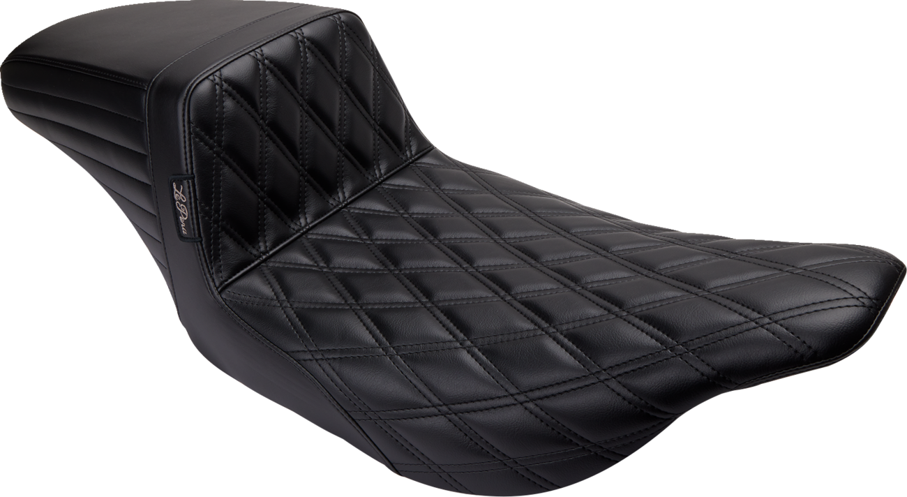 LE PERA Kickflip Seat - Double Diamond - Black - FL '97-'07 LH-597DD — image 1