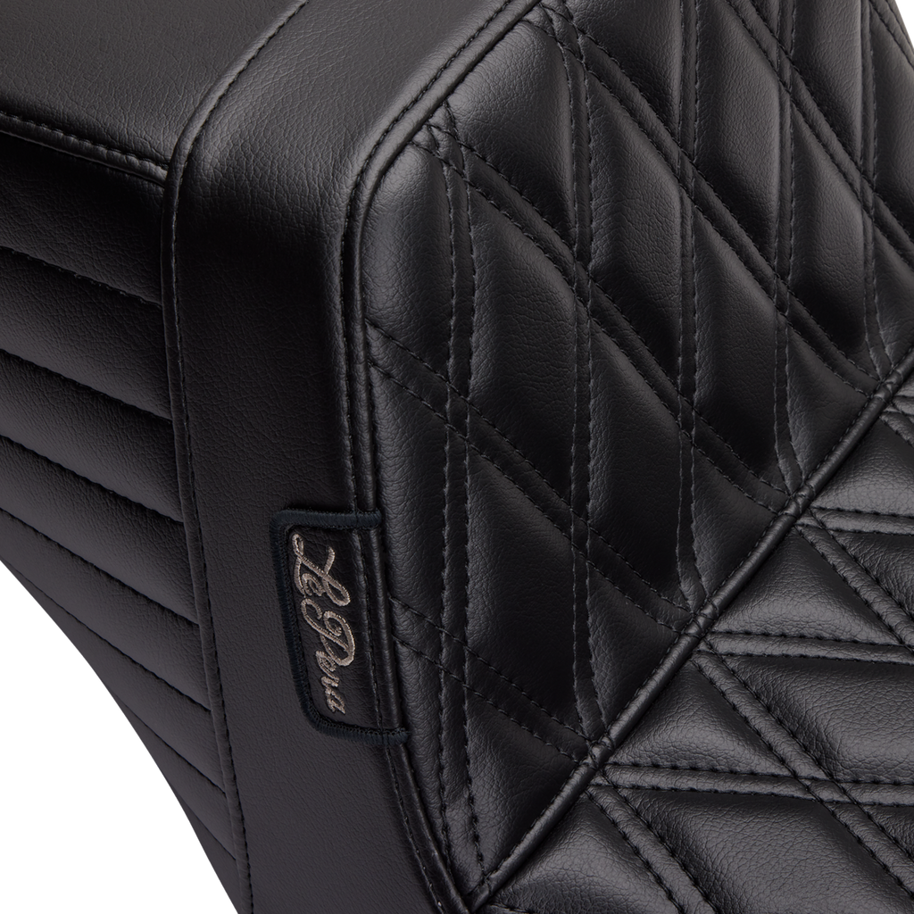 LE PERA Kickflip Seat - Double Diamond - Black - FL '97-'07 LH-597DD — image 2