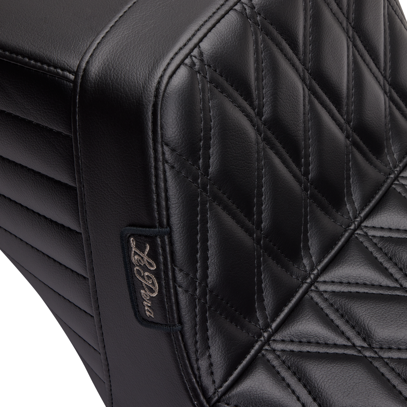 LE PERA Kickflip Seat - Double Diamond - Black - FL '97-'07 LH-597DD — image 2