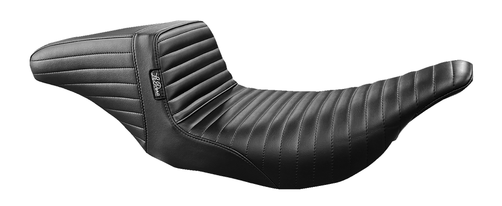 LE PERA Kickflip Seat - Pleated - Black - FL '97-'07 LH-597PT — image 1