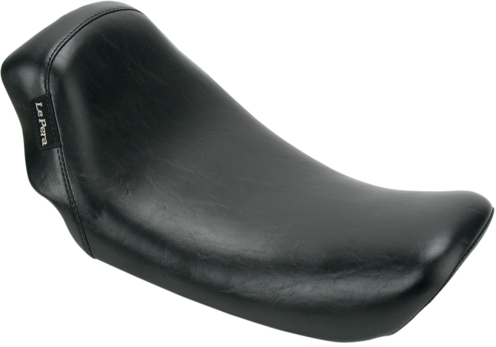 LE PERA Bare Bones Solo Seat - Smooth - Black - Dyna '06-'17 LK-001 — image 1