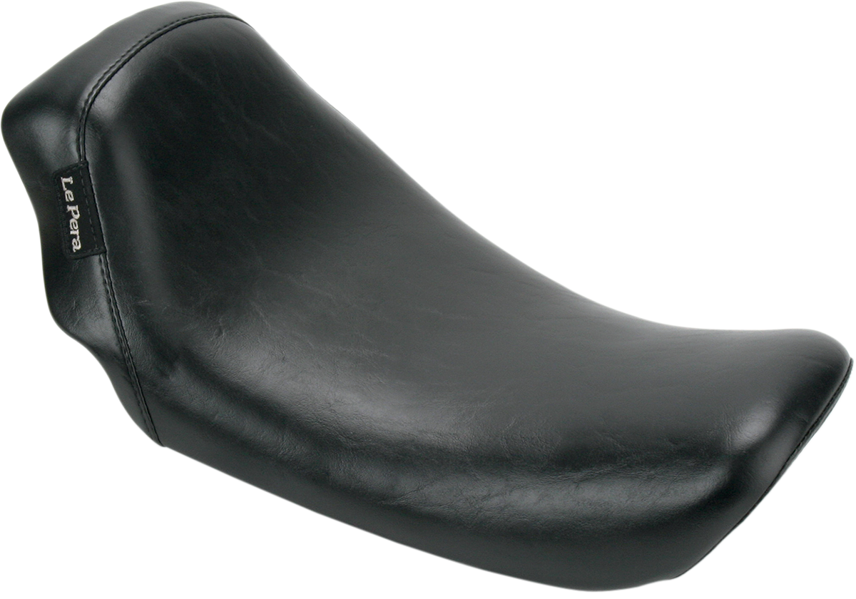 LE PERA Bare Bones Solo Seat - Smooth - Black - Dyna '06-'17 LK-001 — image 1