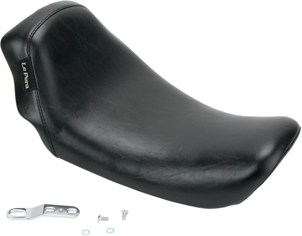 LE PERA Bare Bones Solo Seat - Smooth - Black - Dyna '06-'17 LK-001 — image 2