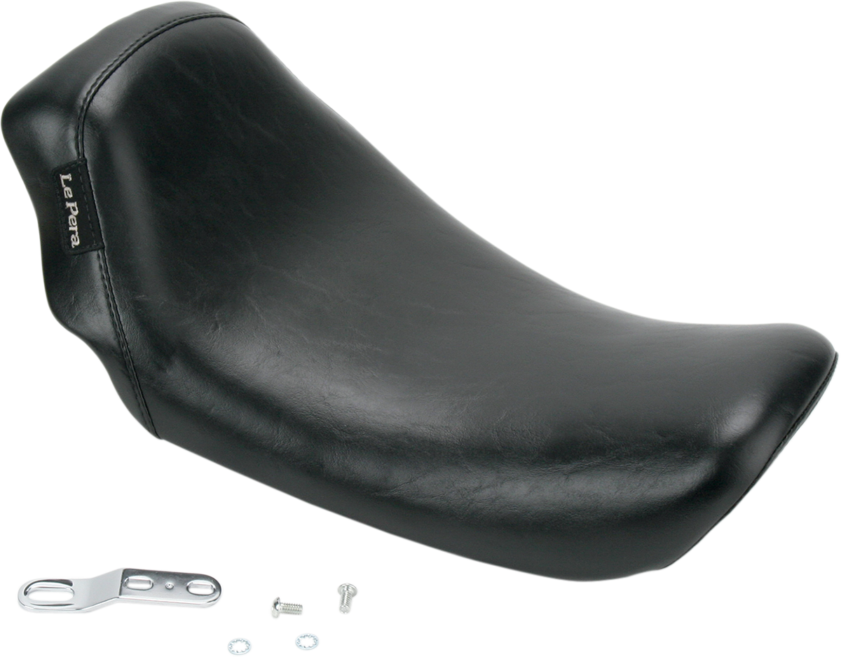LE PERA Bare Bones Solo Seat - Smooth - Black - Dyna '06-'17 LK-001 — image 2
