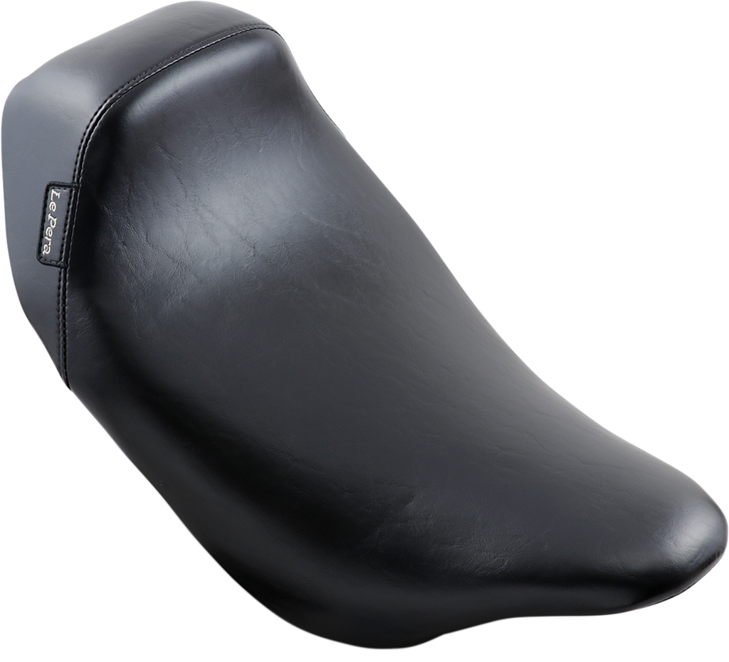 LE PERA Bare Bones Solo Seat - Smooth - Black - FL '08-'25 LK-005 — image 1