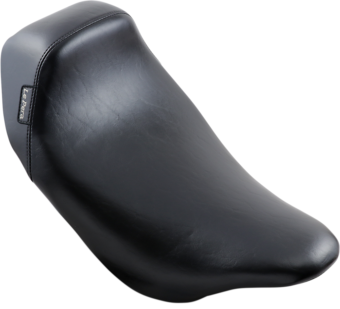 LE PERA Bare Bones Solo Seat - Smooth - Black - FL '08-'25 LK-005 — image 1