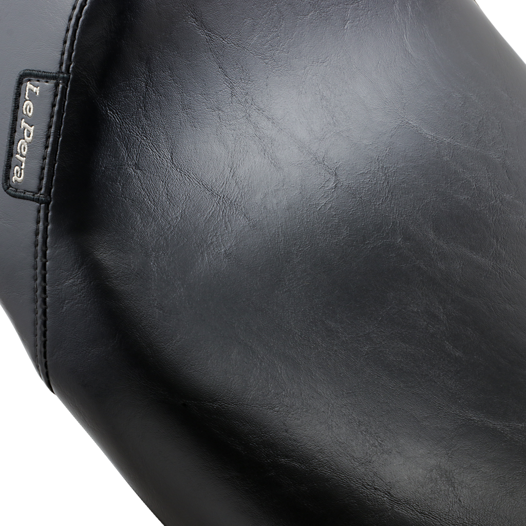 LE PERA Bare Bones Solo Seat - Smooth - Black - FL '08-'25 LK-005 — image 3