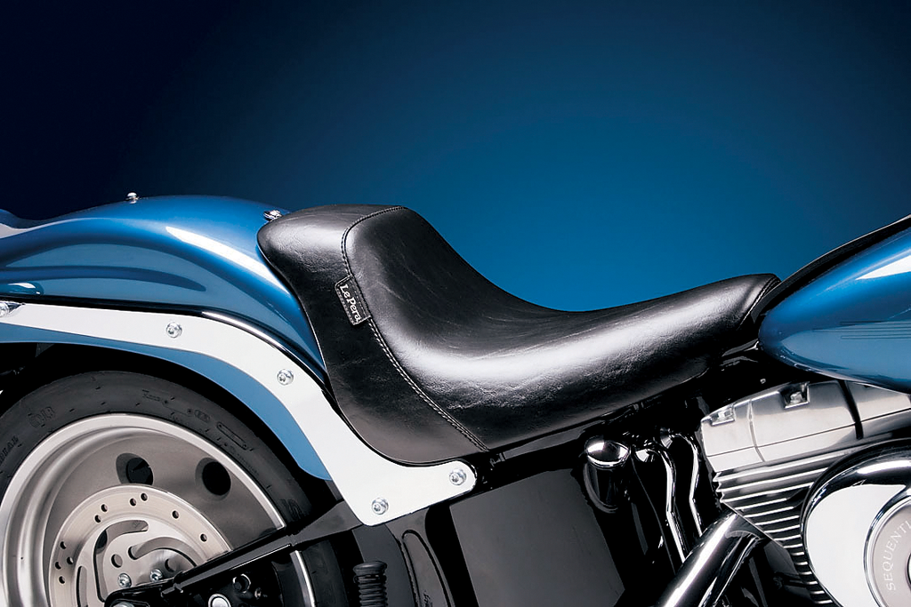 LE PERA Bare Bones Solo Seat - Smooth - Black - FL/FX '06-'17 LK-007 — image 5