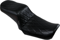 LE PERA Cherokee Seat - Diamond Pleated - Black - FL/FX '06-'17 LK-021DM — image 1