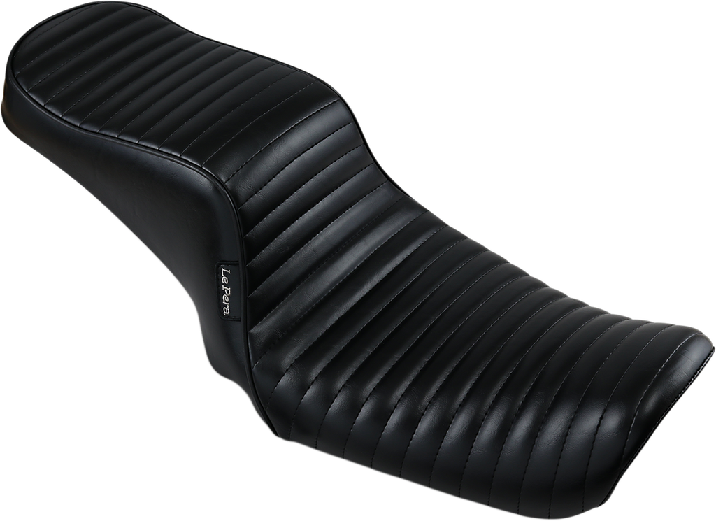 LE PERA Cherokee Seat - Pleated - Black - FL/FX '06-'17 LK-021PT — image 1