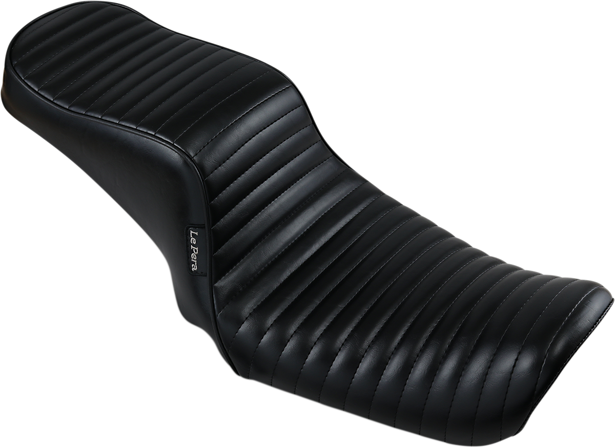 LE PERA Cherokee Seat - Pleated - Black - FL/FX '06-'17 LK-021PT — image 1