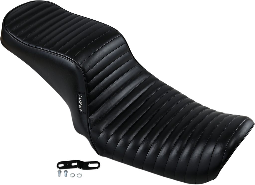 LE PERA Cherokee Seat - Pleated - Black - FL/FX '06-'17 LK-021PT — image 2