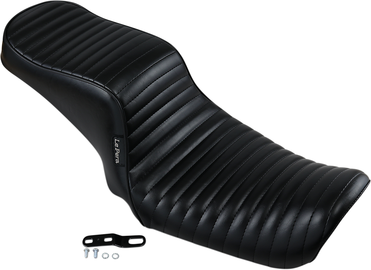 LE PERA Cherokee Seat - Pleated - Black - FL/FX '06-'17 LK-021PT — image 2