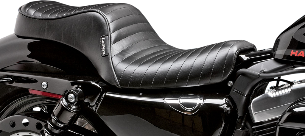 LE PERA Cherokee Seat - Pleated - Black - XL '04-'22 LK-026PT — image 1