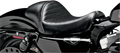 LE PERA Stubs Cafe Seat - Pleated - Black - XL '04-'23 LK-426PT — image 1