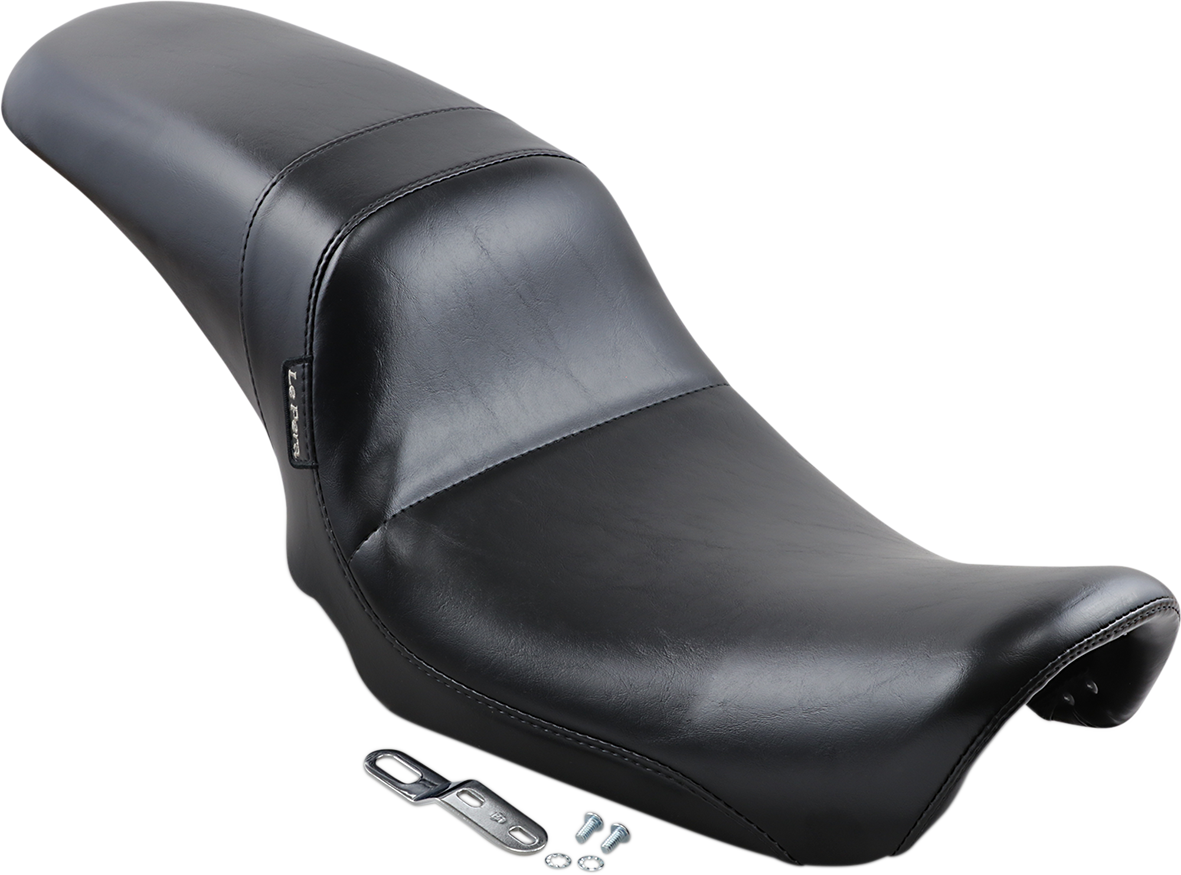 LE PERA Daytona Sport Seat - Smooth - Black - Dyna '06-'17 LK-510 — image 2