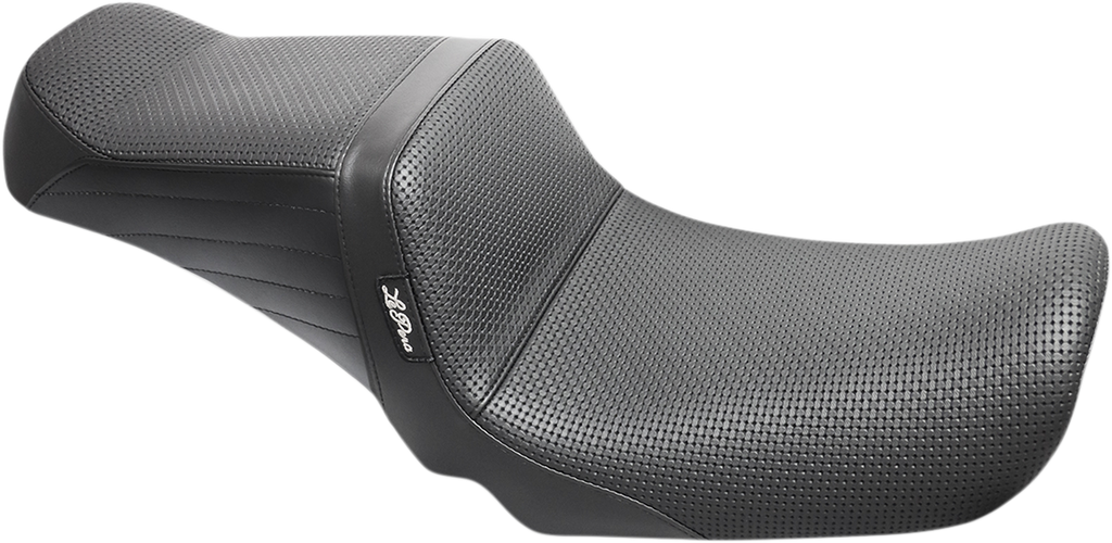LE PERA Tailwhip Seat - Basketweave - Black - FXD '06-'17 LK-581BW — image 1