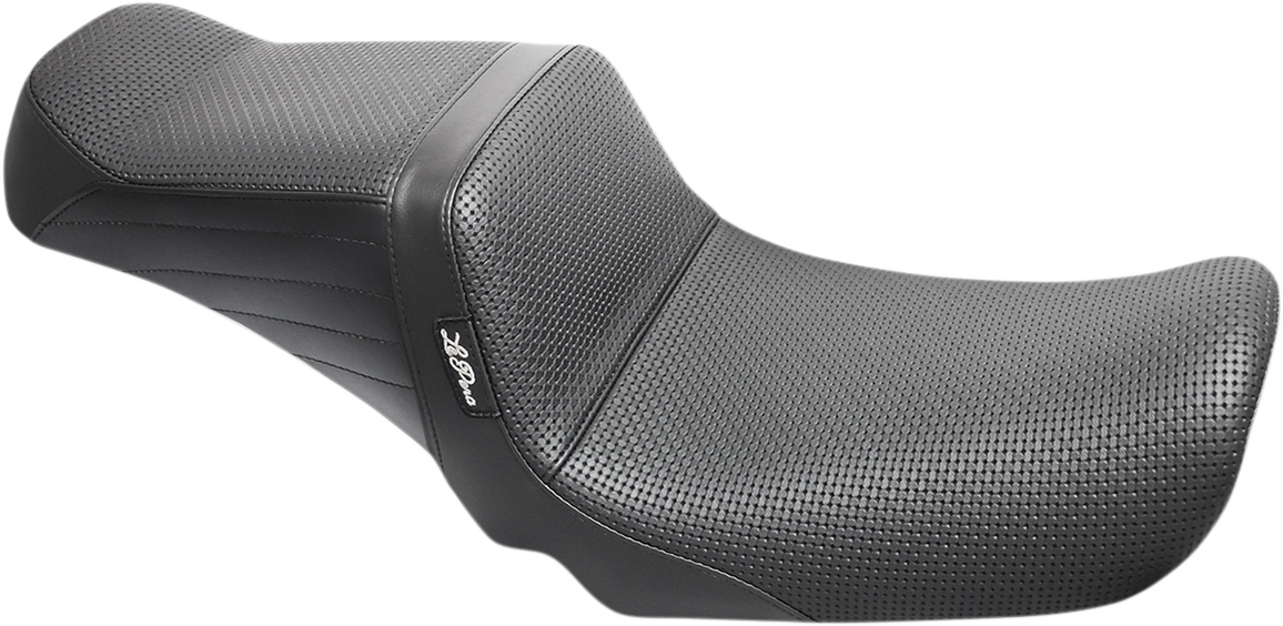 LE PERA Tailwhip Seat - Basketweave - Black - FXD '06-'17 LK-581BW — image 1